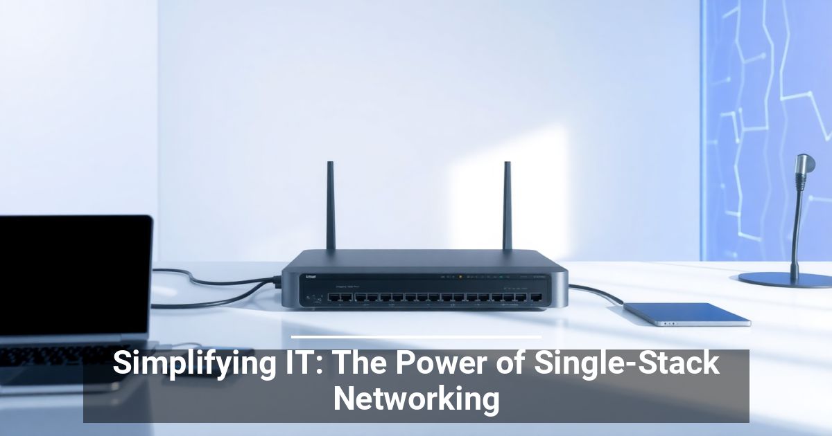 Semplificare l’IT: La Potenza del Networking Single-Stack