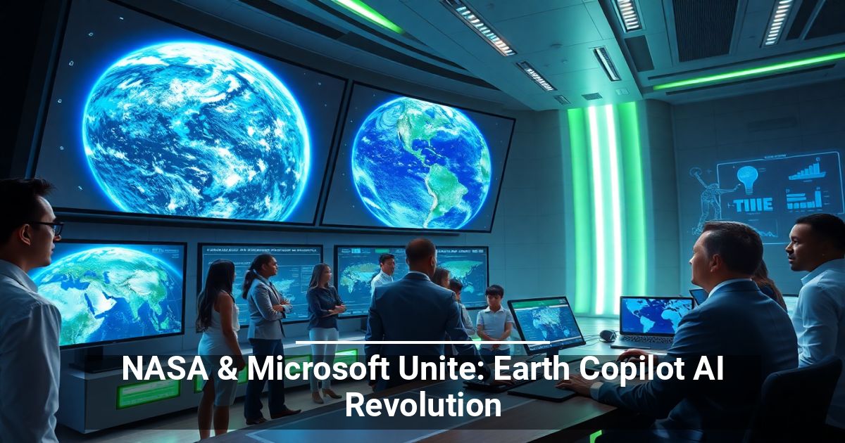 NASA e Microsoft Si Uniscono: Rivoluzione dell’AI Earth Copilot