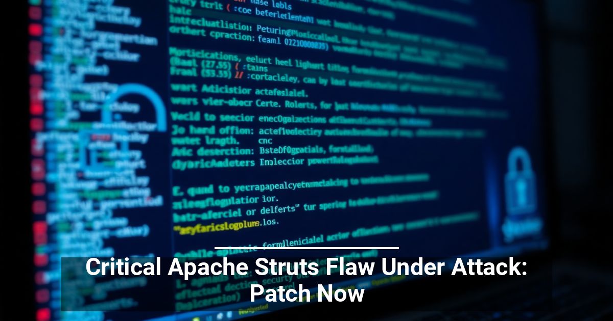 Grave Vulnerabilità di Apache Struts: Aggiorna Subito all’Ultima Versione