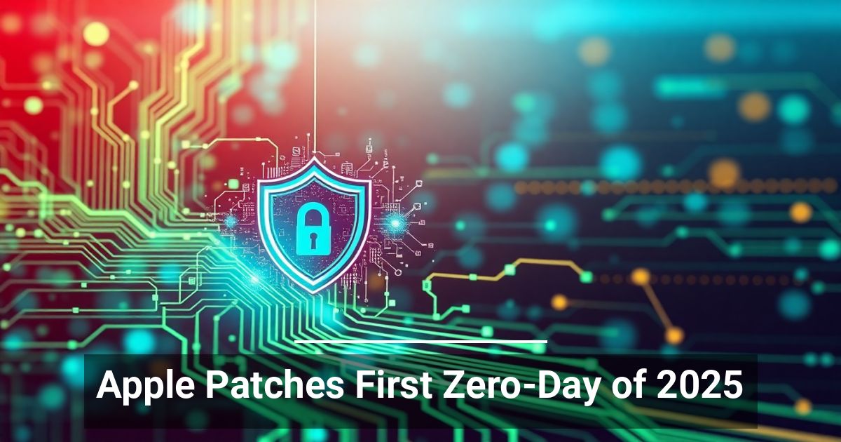Apple Rilascia la Prima Patch Zero-Day del 2025
