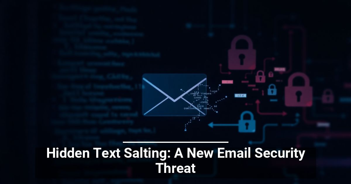Text Salting Nascosta: Una Nuova Minaccia per la Sicurezza delle Email