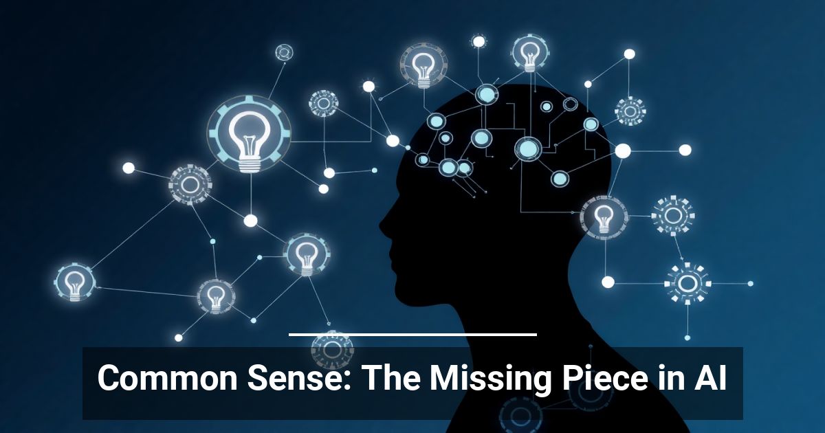 Buon Senso: Il Pezzo Mancante Nell’Intelligenza Artificiale
