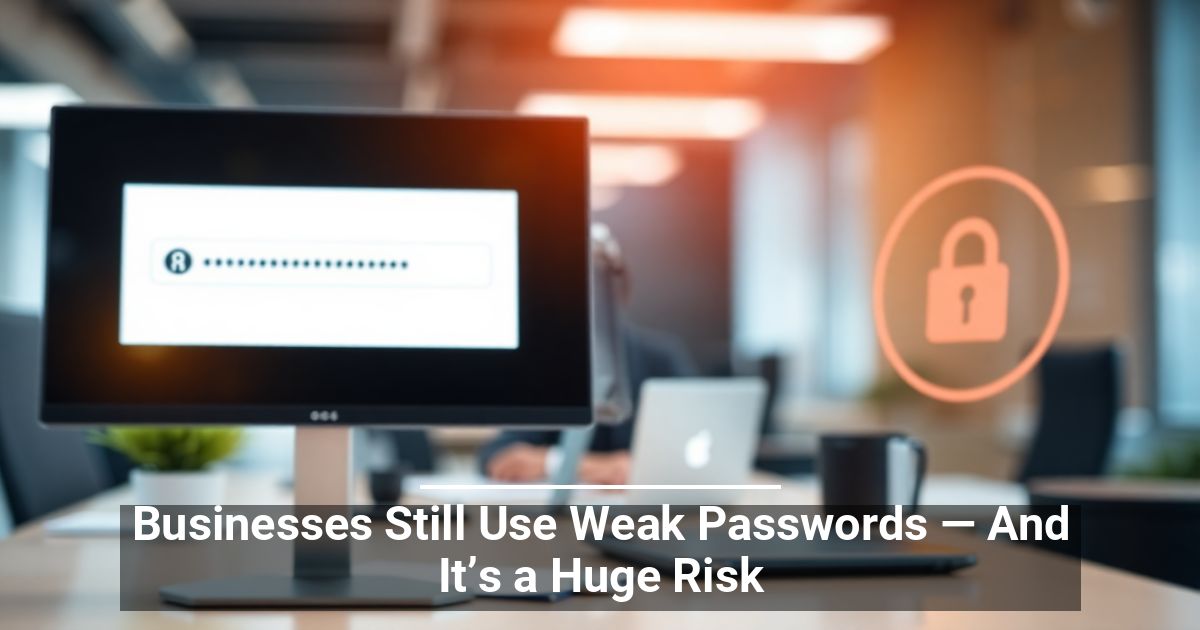 Le Aziende Usano Ancora Password Deboli — Ed È Un Enorme Rischio
