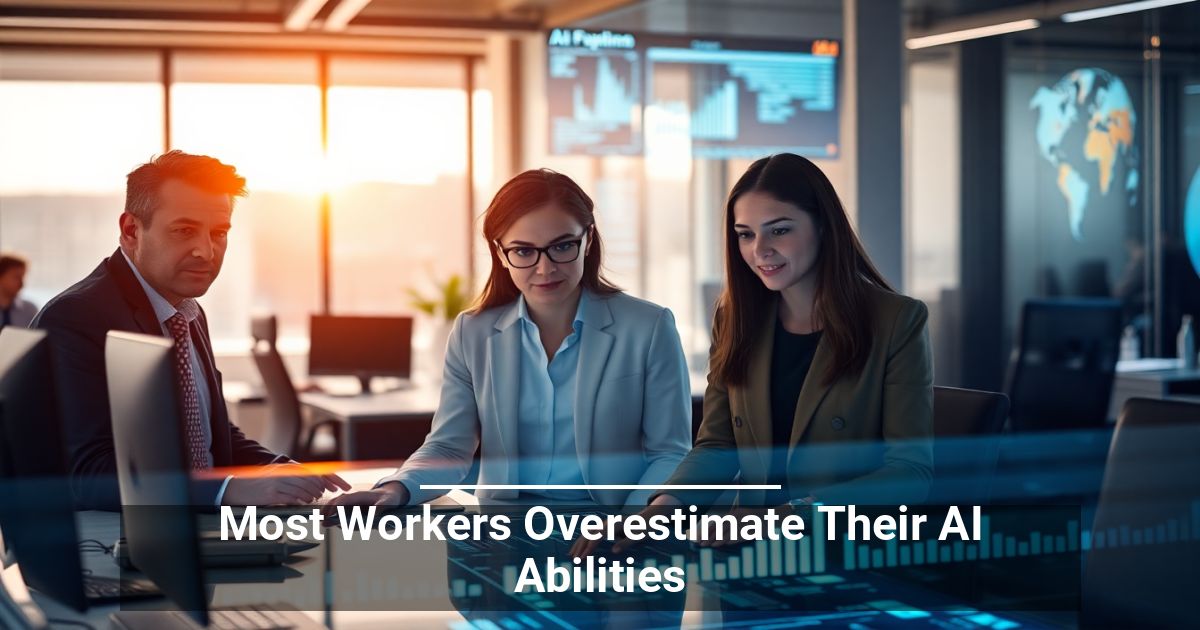 La Maggior Parte dei Lavoratori Sopravvaluta le Proprie Competenze in Merito all’AI