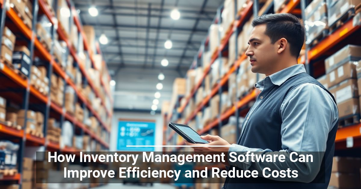 Come Un Software Di Gestione Dell’Inventario Può Migliorare L’Efficienza E Ridurre I Costi