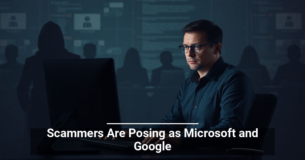 I Truffatori Si Fingono Microsoft e Google