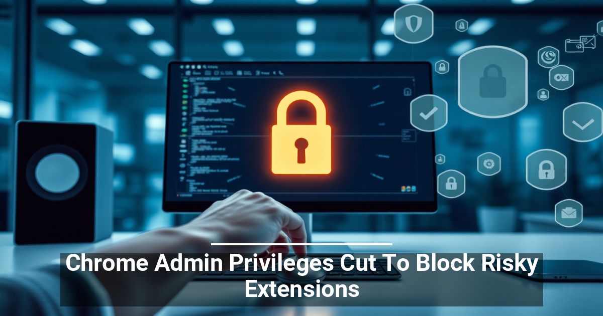 Tagli ai Privilegi Admin su Chrome per Bloccare Estensioni Rischiose