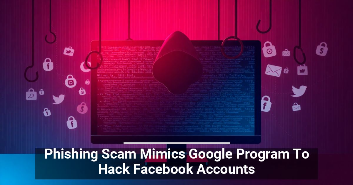 Truffa di Phishing Imita un Programma di Google per Hackerare Account Facebook