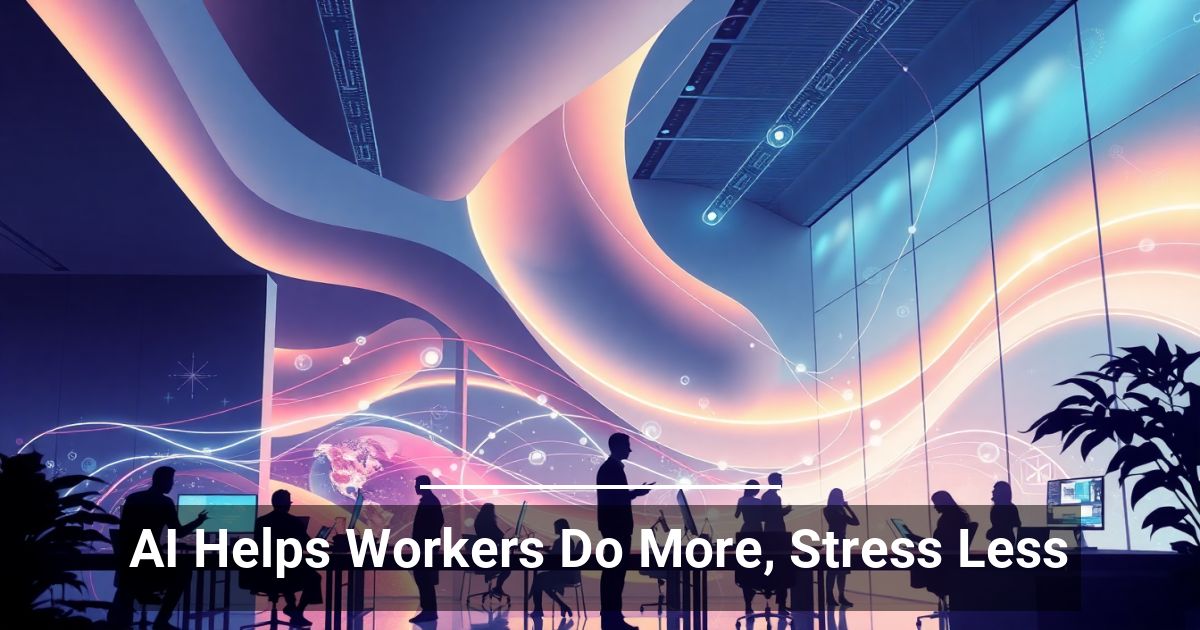 L’IA Aiuta i Lavoratori a Fare di Più e a Stressarsi di Meno