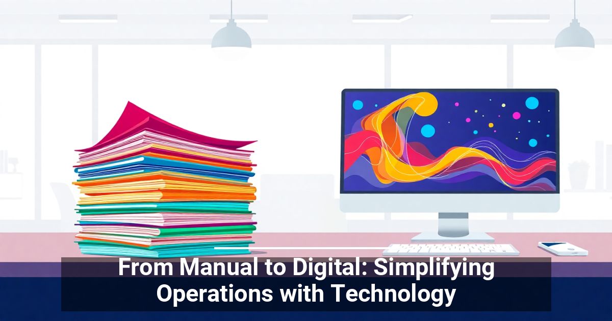Dal Manuale al Digitale: Semplificare le Operazioni con la Tecnologia