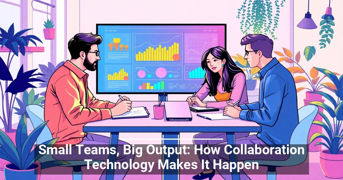 Piccoli Team, Grandi Risultati: Come La Tecnologia di Collaborazione Lo Rende Possibile