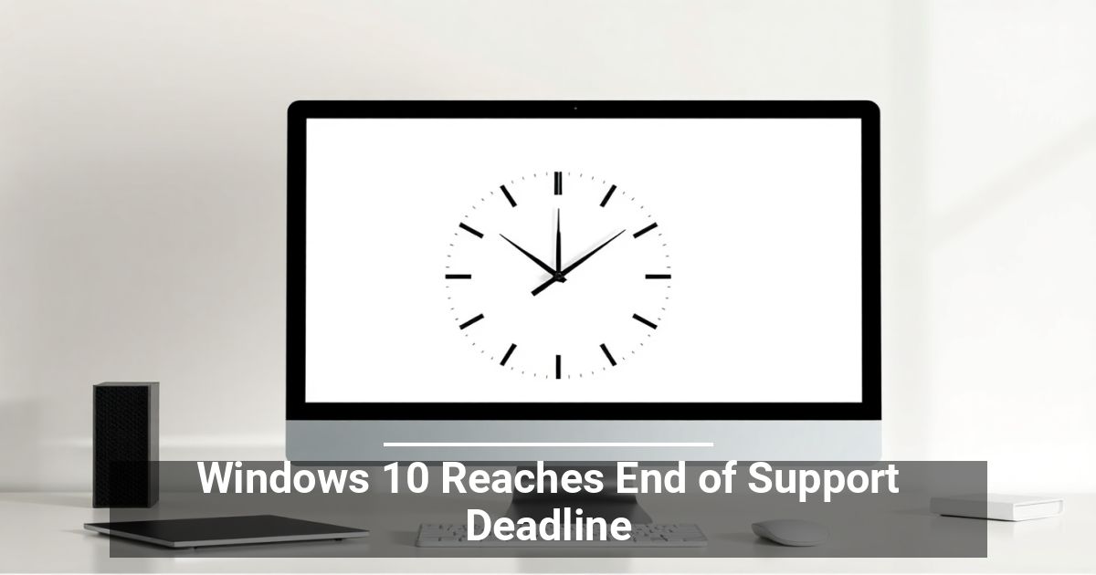 Windows 10 Ha Raggiunto la Fine del Supporto
