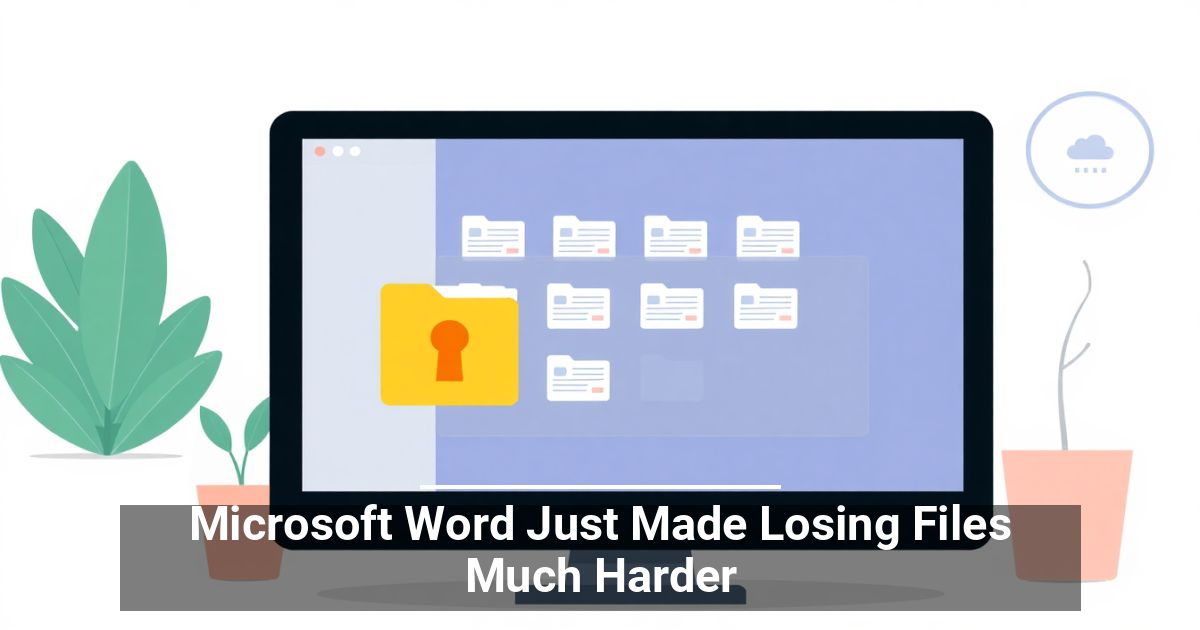 Microsoft Word Rende Molto Più Difficile Perdere i File