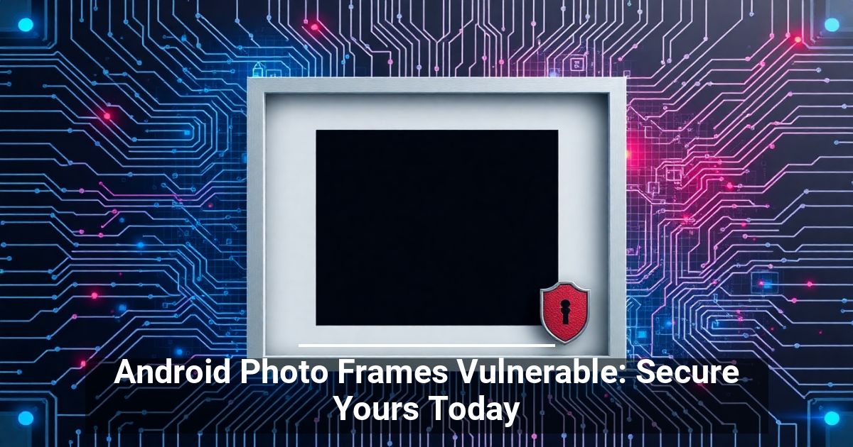 Photo Frames Android Vulnerabili: Metti In Sicurezza Oggi I Tuoi Dispositivi