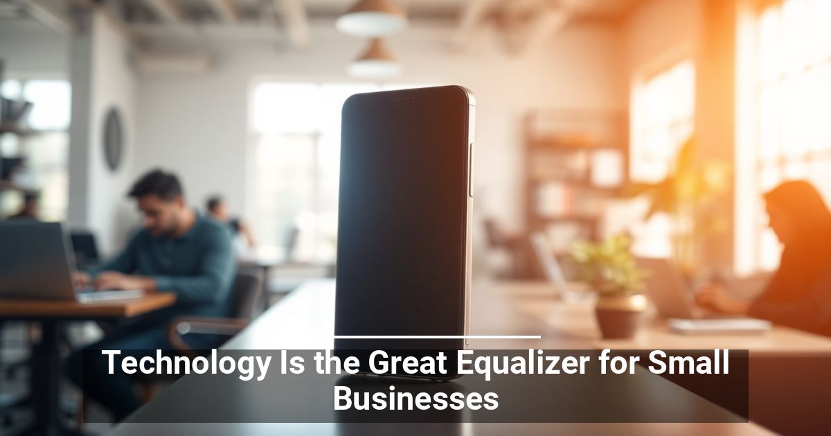 La Tecnologia È Il Grande Livellatore Per Le PMI