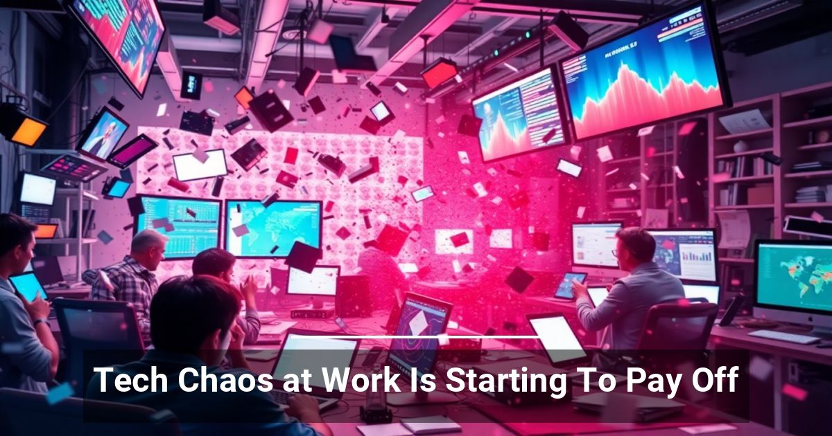 Il Caos Tecnologico Sul Lavoro Sta Iniziando A Dare I Suoi Frutti
