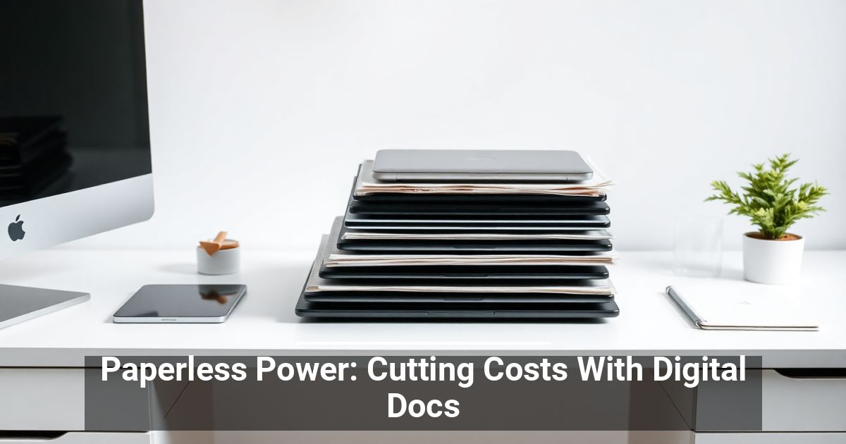 Paperless Power: Ridurre I Costi Con I Documenti Digitali