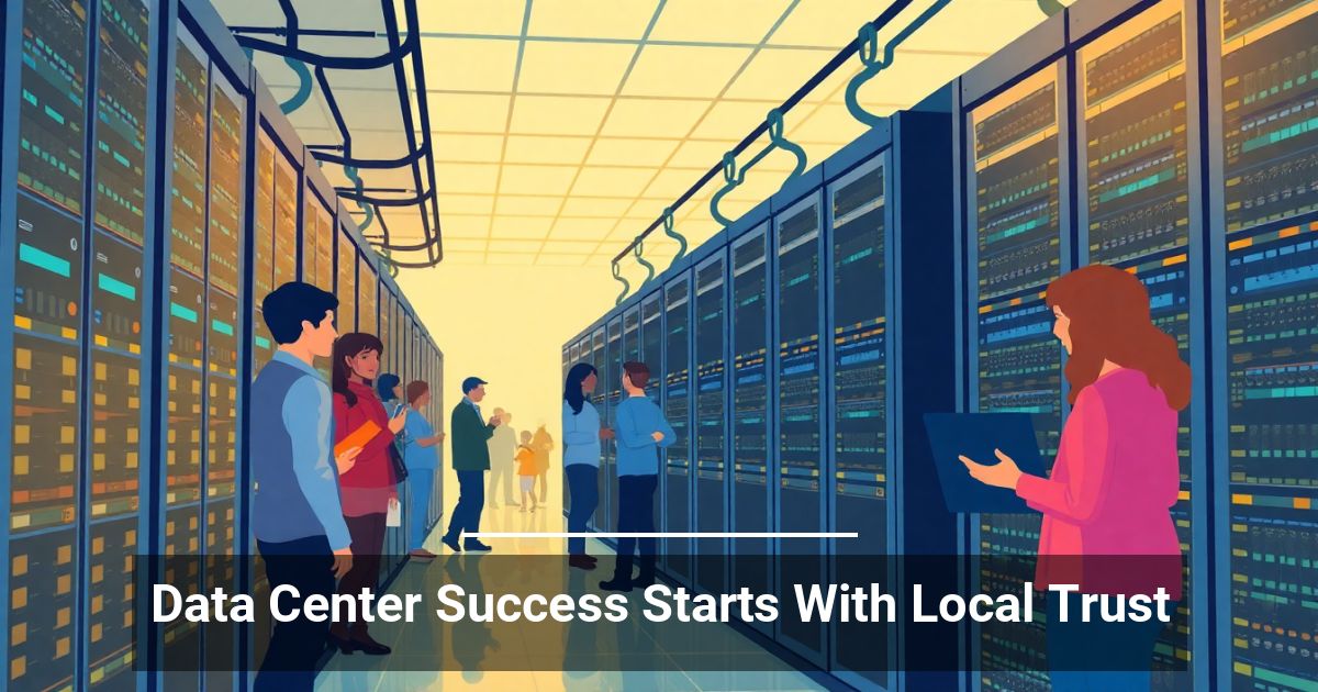 Il Successo Di Un Data Center Parte Dalla Fiducia Del Territorio