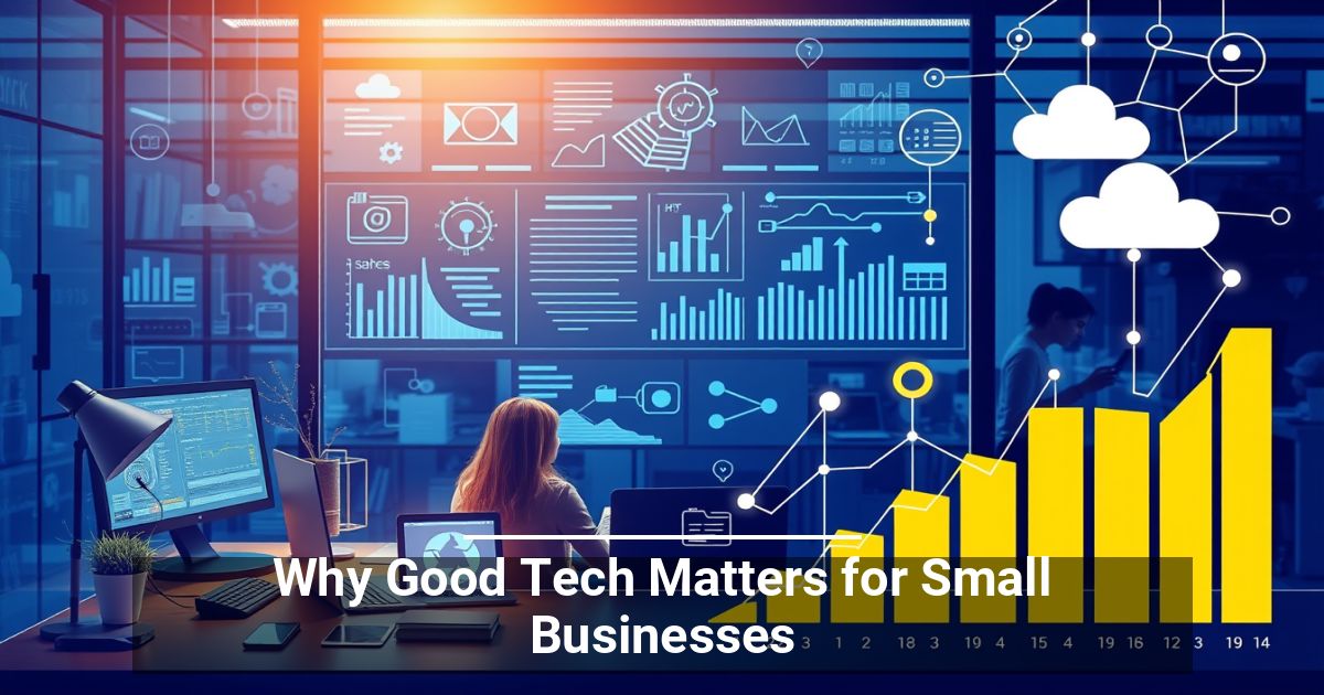Perché Una Buona Tecnologia È Importante Per Le Piccole Imprese